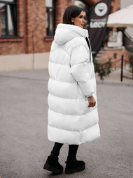 Chaqueta de mujer blanca OZONEE JS/5M3163/281Z