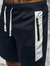 Pantalón corto de hombre azul marino OZONEE JS/8K936