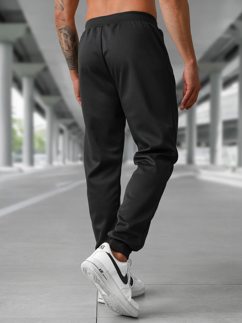 Pantalón de chándal de hombre negras OZONEE JS/15K1835/3