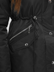 Chaqueta de mujer en negra OZONEE JS/M762/392