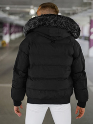 Chaqueta de hombre negra OZONEE O/M798Z