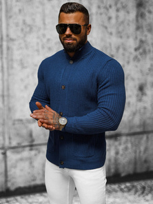 Jersey de hombre azul marino OZONEE NB/MM6020/6