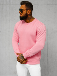 Sudadera de hombre rosa claro OZONEE JS/2001-10Z