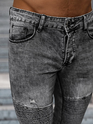 Vaqueros de hombre negras OZONEE NB/MP0069N