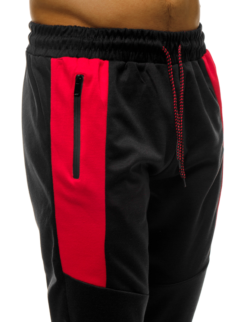 Pantalón de chándal de hombre negras OZONEE JS/JZ11011