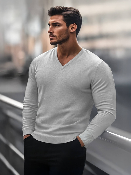 Jersey de hombre gris OZONEE NB/MMB601/2Z