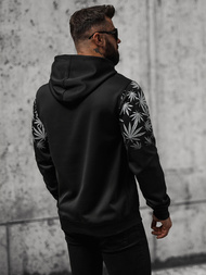Sudadera de hombre negra OZONEE O/B272
