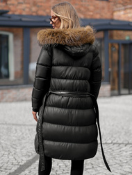 Chaqueta de mujer negra OZONEE JS/5M3298/392Z