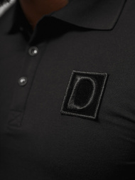 Polo de hombre negro OZONEE NB/MT3105Z