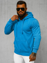 Sudadera de hombre azul OZONEE JS/2008Z