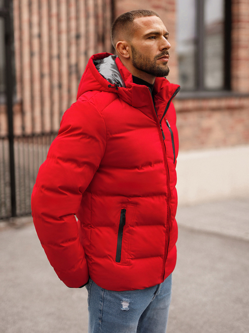 Chaqueta de hombre roja OZONEE JS/5M756/270Z