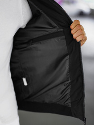 Chaqueta de invierno de hombre blanco-negro OZONEE JS/31M5030/392Z