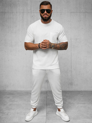 Camiseta de hombre blanco OZONEE O/Y960T