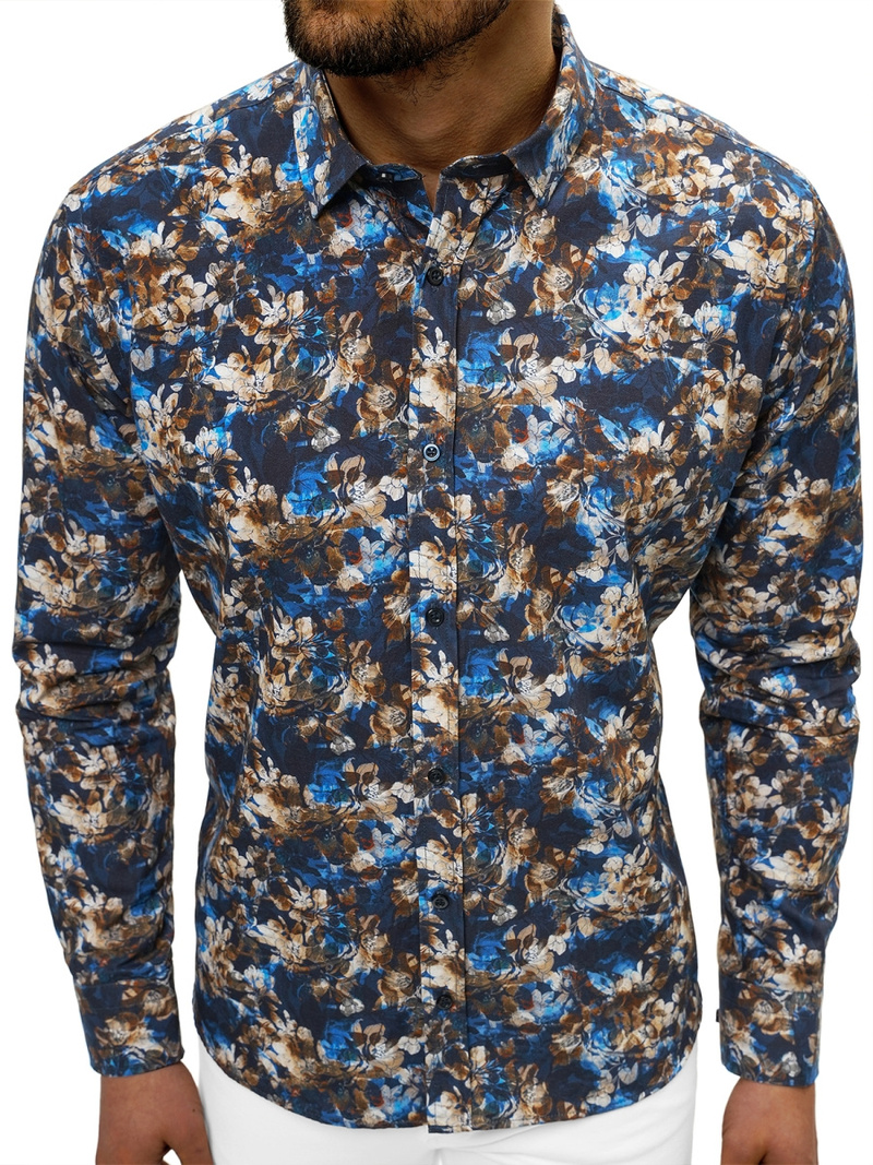 Camisa de hombre de vistoso OZONEE O/2222