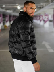 Chaqueta de hombre negra OZONEE O/M795Z