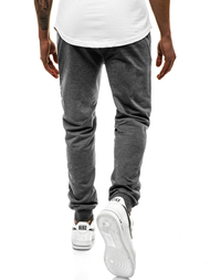 Pantalón de chándal de hombre gris oscuro JS/XW007S
