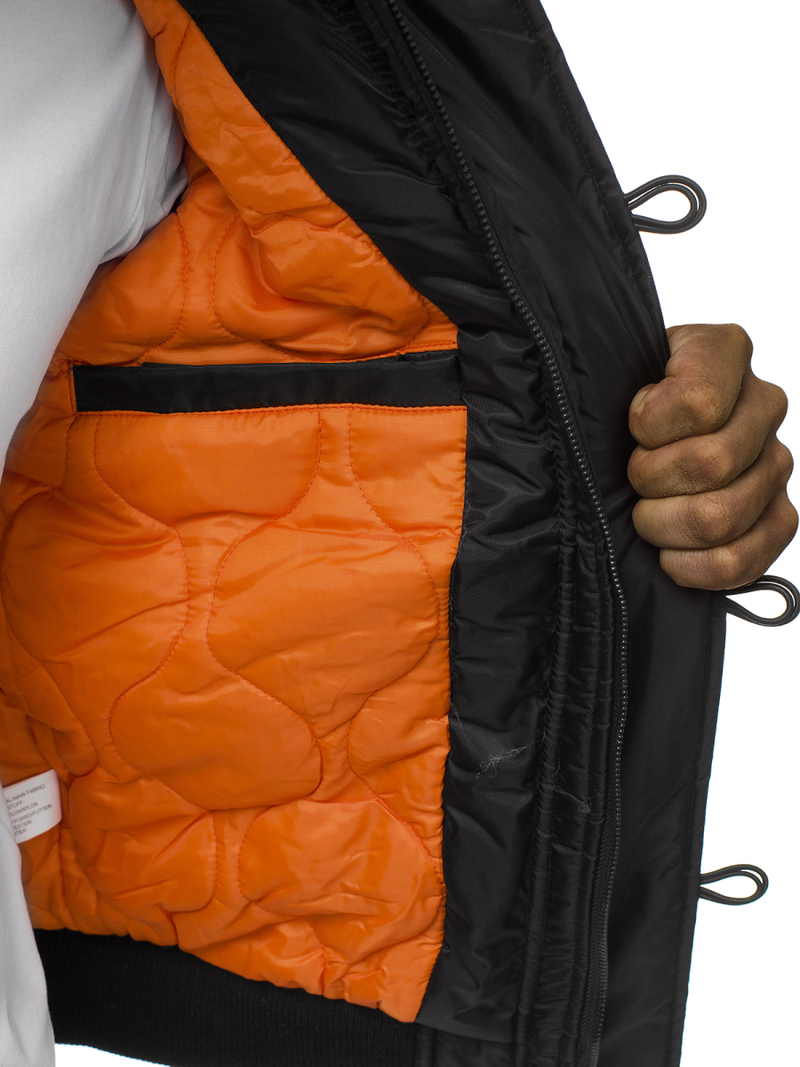 Chaqueta de hombre negra OZONEE O/99123