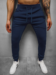 Pantalón de chándal de hombre azul marino OZONEE JS/XW01Z 