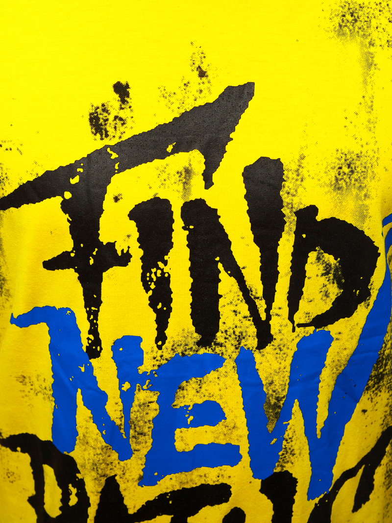 Camiseta de hombre amarilla OZONEE JS/KS2013Z