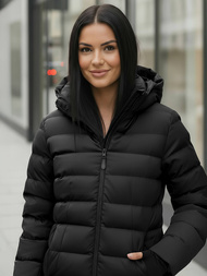 Chaqueta de mujer negra OZONEE JS/M769/392