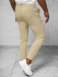 Pantalón chino de hombre beige OZONEE O/1411SP