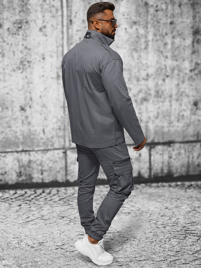 Chaqueta de hombre grafito OZONEE O/G3035