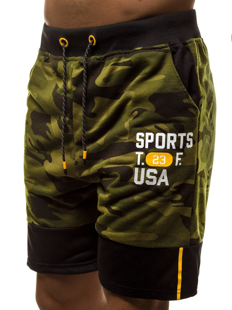 Pantalón corto de hombre verde JS/KK300158