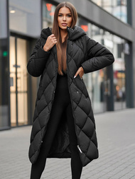 Chaqueta de mujer negra OZONEE JS/5M3173/392Z