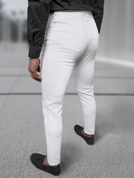 Pantalón chino de hombre blanco OZONEE DJ/5526