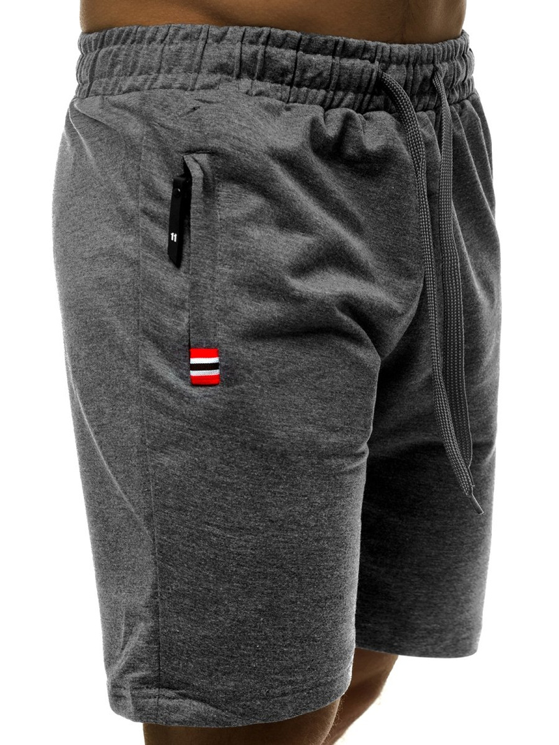 Pantalón corto de hombre gris oscuro JS/XW75