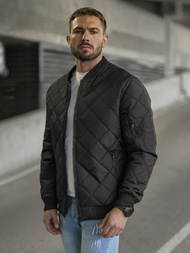 Chaqueta de hombre negra OZONEE JS/8M986/392Z