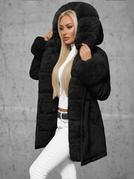 Chaqueta de mujer en negra OZONEE JS/16M9062/392Z