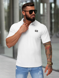 Polo de hombre blanca OZONEE O/YN2/593