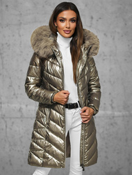 Chaqueta de mujer oro OZONEE JS/16M9100/403