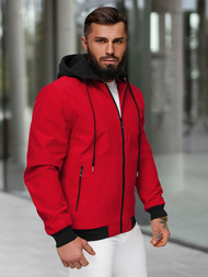Chaqueta de hombre roja OZONEE JS/62M9502/270