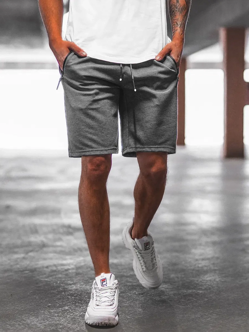 Pantalón corto de hombre grafito OZONEE O/WW20012/3