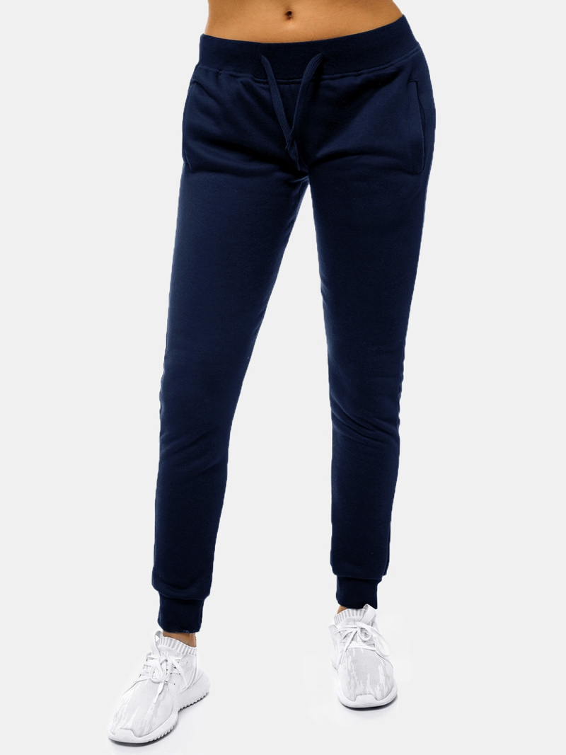 Pantalón de chándal para mujer azul marino OZONEE JS/CK01