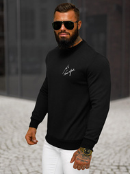 Sudadera de hombre negra OZONEE O/P2031