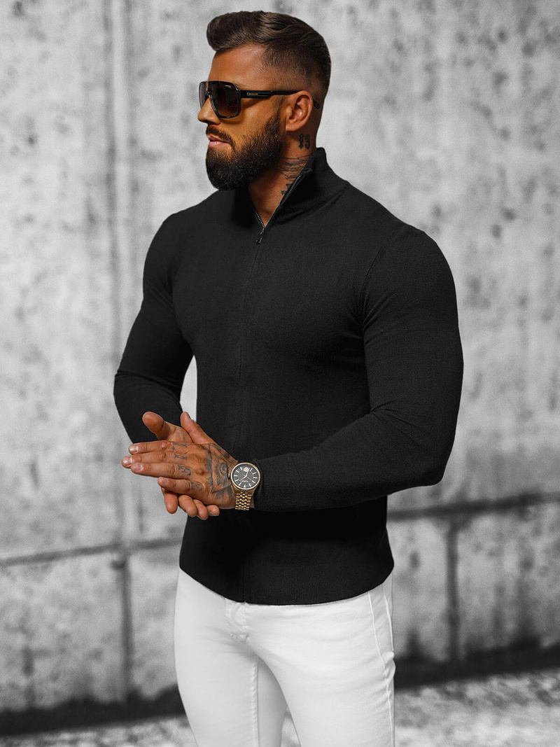 Jersey de hombre negro OZONEE NB/MM6004/4Z