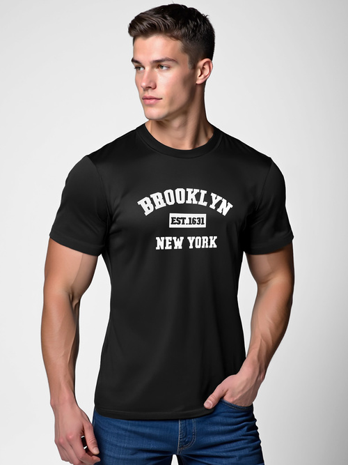 Camiseta de hombre negras OZONEE NB/MT3134Z