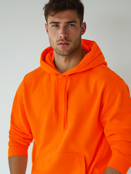 Sudadera de hombre naranja OZONEE JS/2009Z