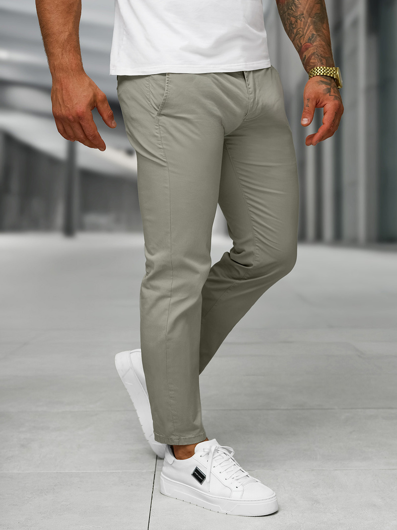 Pantalón de hombre gris OZONEE BL/SK222/5