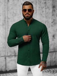 Camisa de hombre verde OZONEE O/V78