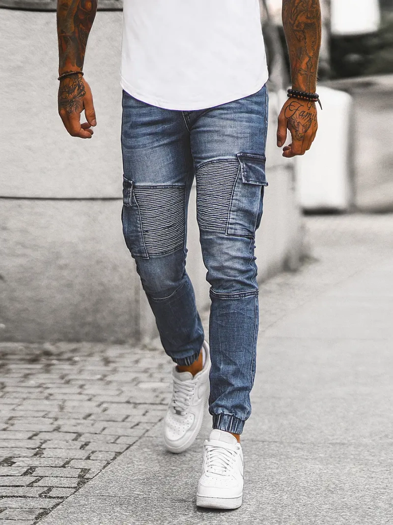 Pantalón jogger de hombre azul OZONEE NB/MP0092BS