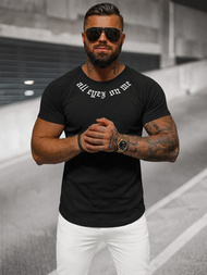 Camiseta de hombre negras OZONEE O/T7256