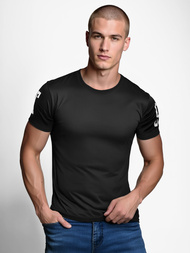 Camiseta de hombre negra OZONEE O/8T1260/3Z