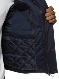 Chaqueta de hombre azul marino OZONEE JS/2019005