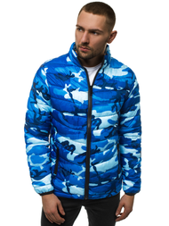 Chaqueta de hombre azul-camuflaje OZONEE JS/SM80Z