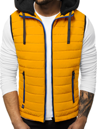Chaleco de hombre amarilla OZONEE N/6102