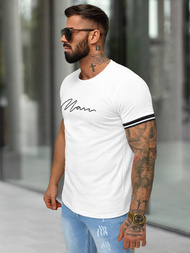 Camiseta de hombre blanco OZONEE O/QS11628